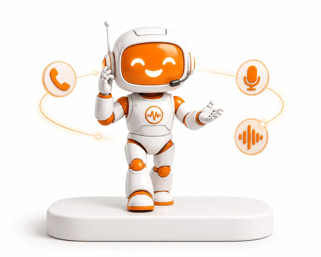 Maskotka Callio, ilustracja funkcji voicebota