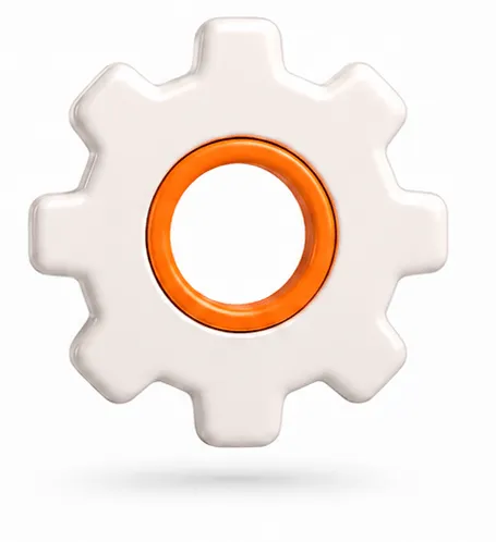 Ikona trybika, symbol łatwej konfiguracji